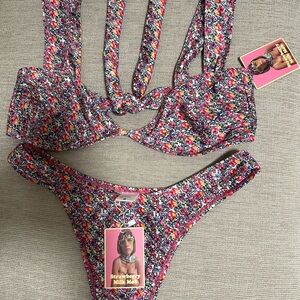 Strawberry Milk Mob Primrose Bikini Set size M